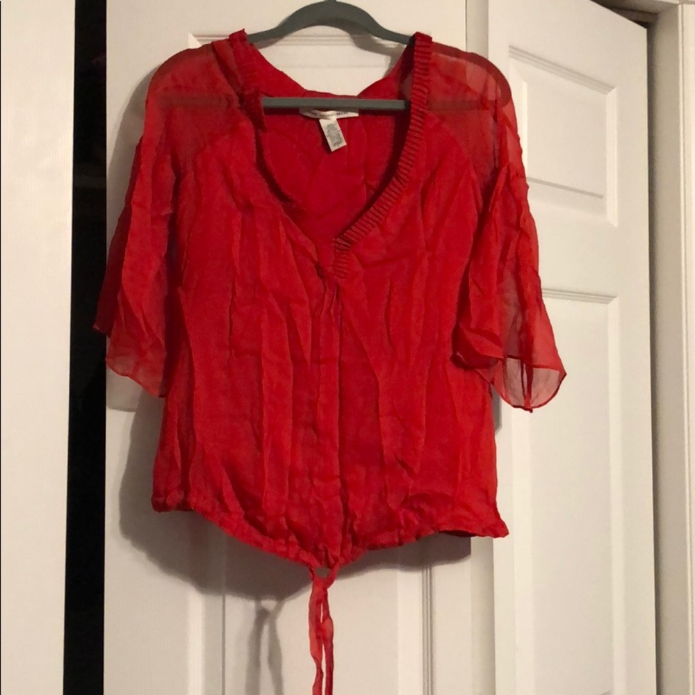 Diane von furstenberg blouse size 4